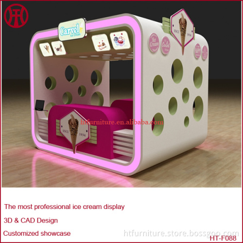 fashion mall automatic ice cream kiosk sale